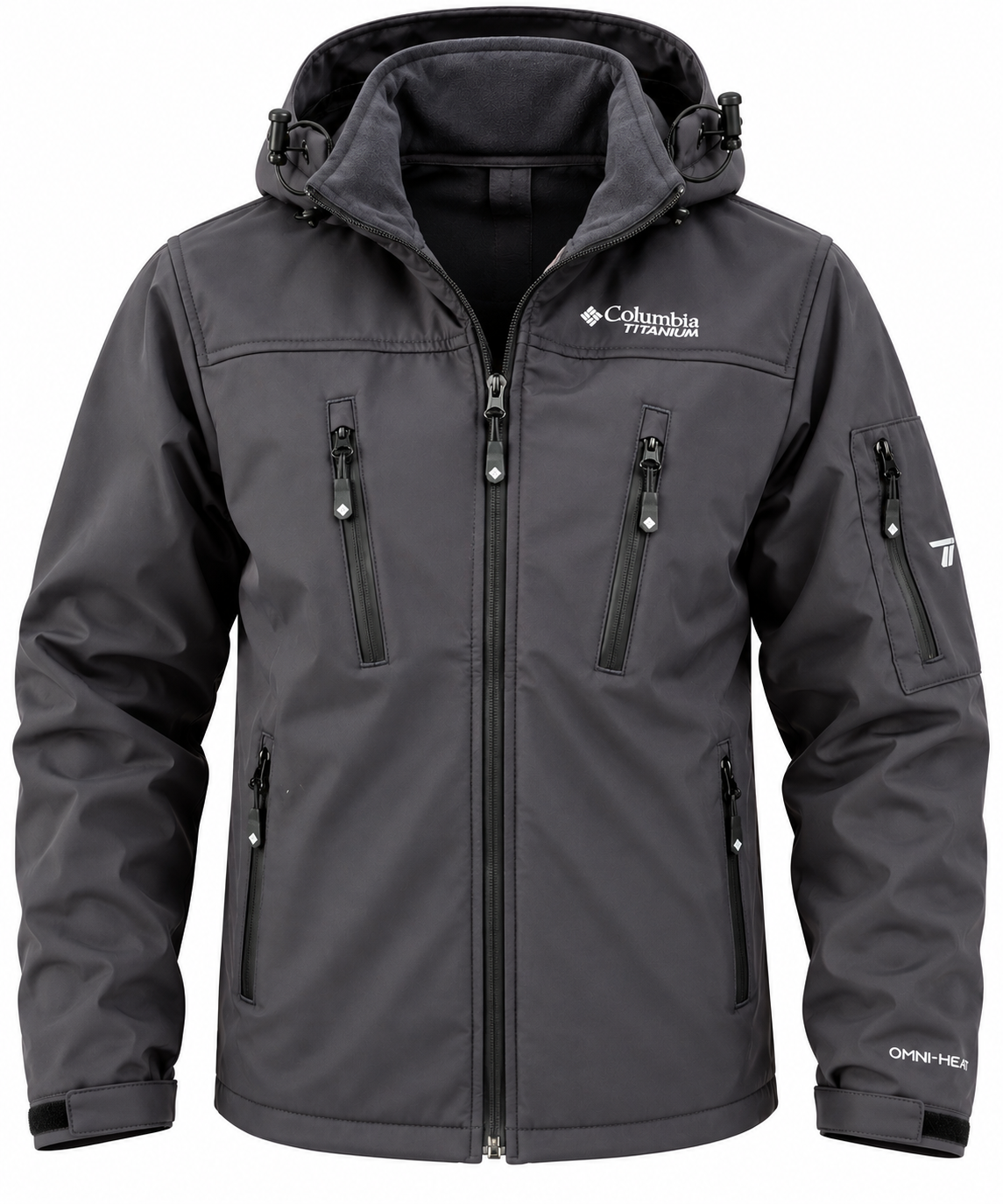 Gri softshell mont