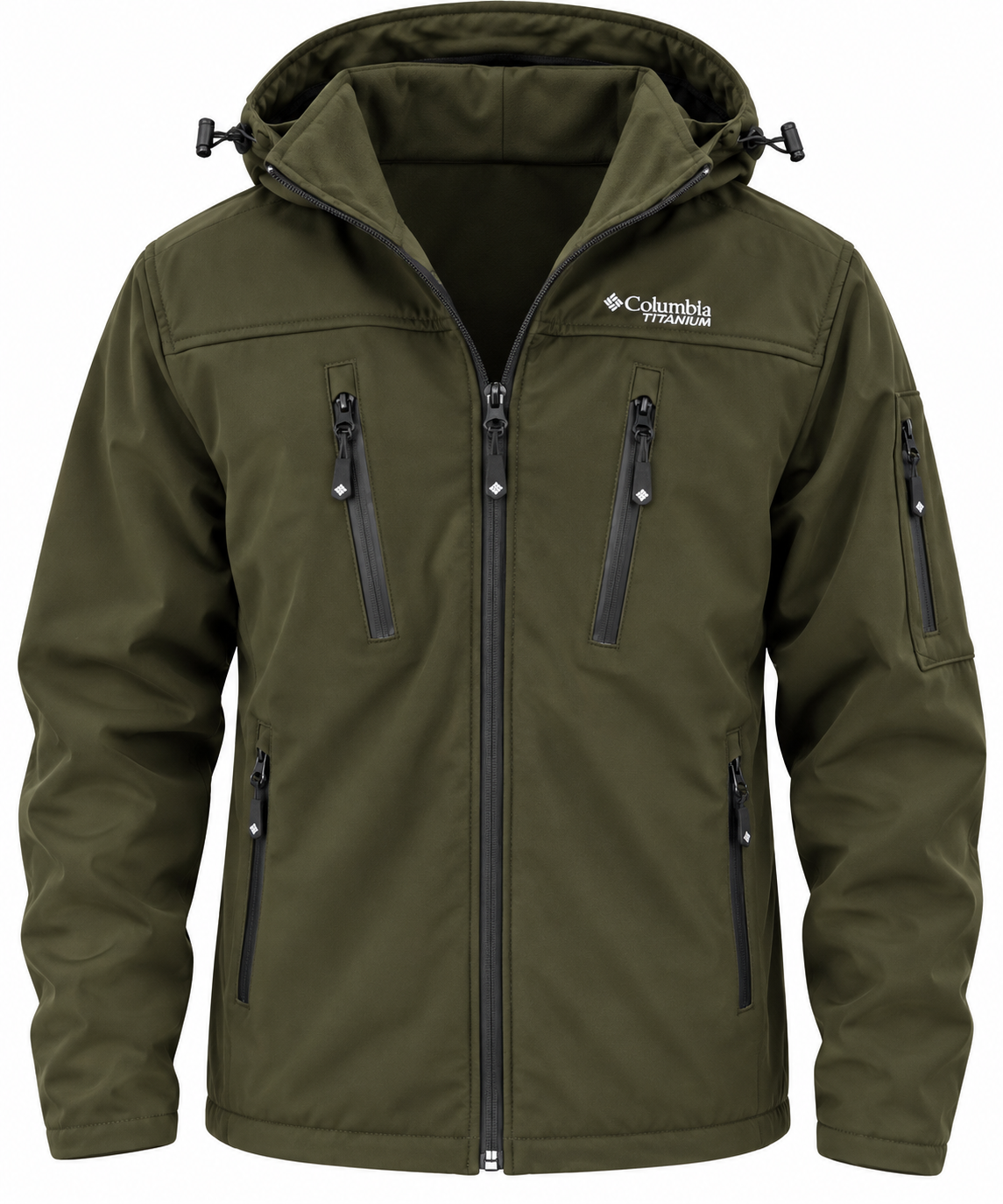Haki softshell mont